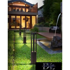   Zahradní lampa UNIVERSO COB LED 12 W 600 lm 3000 K IP65 ∅107/∅150 × 585 mm černá