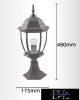 UNIVERSO Venkovní zahradní lampa 1xE27 Max.60W IP55 šedá D175x480mm