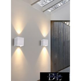   Nástěnná lampa UNIVERSO LED 12 W 1000 lm 3000 K IP55 100 × 100 × 100 mm bílá