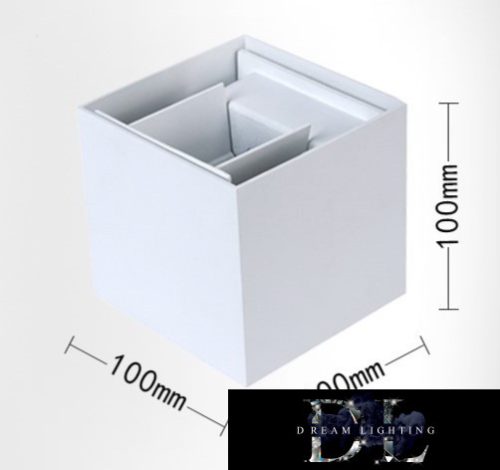 Nástěnná lampa UNIVERSO LED 12 W 1000 lm 4000 K IP55 100 × 100 × 100 mm bílá