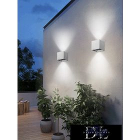   Nástěnná lampa UNIVERSO LED 12 W 1000 lm 6500 K IP55 100 × 100 × 100 mm šedá