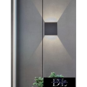   Nástěnná lampa UNIVERSO LED 12 W 1000 lm 6500 K IP55 100 × 100 × 100 mm černá