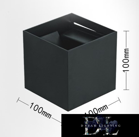 Nástěnná lampa UNIVERSO LED 12 W 1000 lm 4000 K IP55 100 × 100 × 100 mm černá