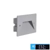 UNIVERSO Zapuštěná LED lampa 3 W 150 lm CCT.kap IP65 šedá 120 x 85 x 35 mm