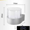 Nástěnná lampa UNIVERSO LED 7 W 750 lm 4000 K IP65 105 × 94 × 80 mm šedá