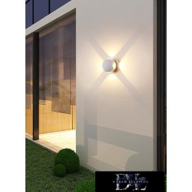   Nástěnná lampa UNIVERSO LED 10 W 1200 lm 3000 K IP65 ∅105 × 75 mm bílá