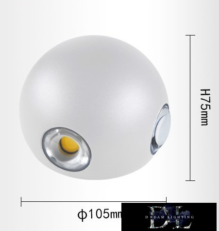 Nástěnná lampa UNIVERSO LED 10 W 1200 lm 3000 K IP65 ∅105 × 75 mm bílá