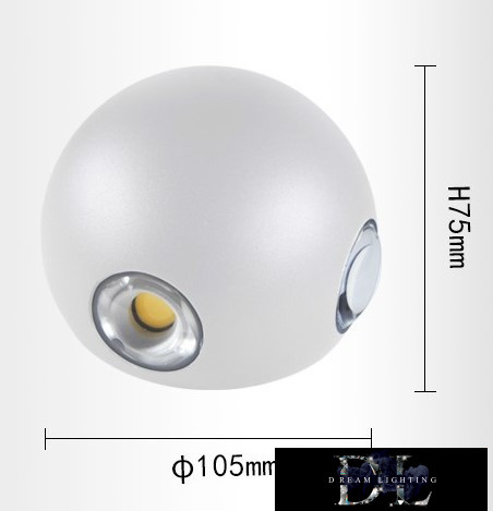 Nástěnná lampa UNIVERSO LED 10 W 1200 lm 4000 K IP65 ∅105×75 mm bílá