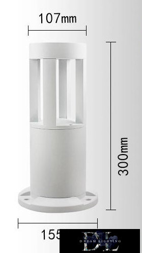 Zahradní lampa UNIVERSO COB LED 12 W 600 lm 4000 K IP65 ∅94/∅105 × 300 mm bílá