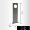 Zahradní lampa UNIVERSO LED 12 W 600 lm 4000 K IP65 170 × 70 × 500 mm šedá