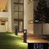 Zahradní lampa UNIVERSO LED 12 W 600 lm 3000 K IP65 170 × 70 × 500 mm černá