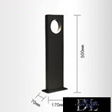 Zahradní lampa UNIVERSO LED 12 W 600 lm 3000 K IP65 170 × 70 × 500 mm černá