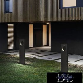   Zahradní lampa UNIVERSO LED 12 W 600 lm 6500 K IP65 170 × 70 × 500 mm černá