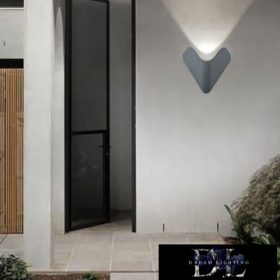   Nástěnná lampa UNIVERSO LED 12 W 1000 lm 6500 K IP65 200 × 170 × 88 mm šedá