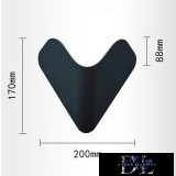 Nástěnná lampa UNIVERSO LED 12 W 1000 lm 6500 K IP65 200 × 170 × 88 mm černá