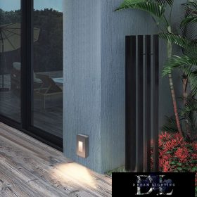   LED svítidlo UNIVERSO na podstavci 12 W, 1000 lm, 4000 K, 120°, IP65, šedé, 160 x 90 x 36 mm