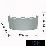 Nástěnná lampa UNIVERSO LED 6*3 W 1650 lm 3000 K IP65 175 × 90 × 40 mm šedá