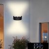 Nástěnná lampa UNIVERSO LED 6*3 W 1650 lm 4000 K IP65 175 × 90 × 40 mm černá