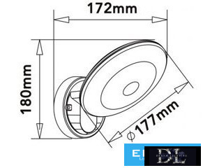 UNIVERSO Venkovní nástěnná lampa 10 W 1100 lm CCT KAPCS. IP54 bílá 180 x 177 x 172 mm 3 roky