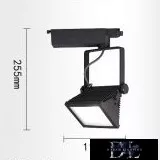 UNIVERSO Jednofázová kolejnicová lampa 30 W 2700 lm 6500 K Ra≥90 90° černá