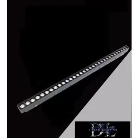   UNIVERSO Magnetický bodový reflektor na kolejnici DC:48V 24W 2160LM 3000K RA90 IP20 600x45x24mm Černý