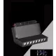 UNIVERSO Magnetická bodová lampa pro montáž na kolejnici DC:48V 10W 800LM 4000K RA90 IP20 158x45x24mm Černá