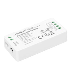   MIBOXER RF 2,4G CCT LED pásový ovladač DC: 12–24 V Max: 12 A