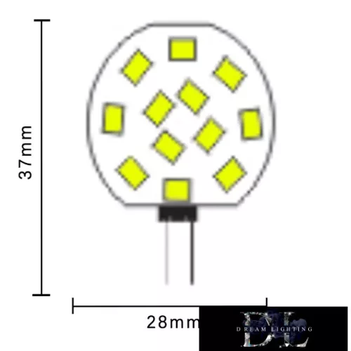 LED žárovka UNIVERSO G4 12 V, 1,8 W, 250 lm, 6500 K