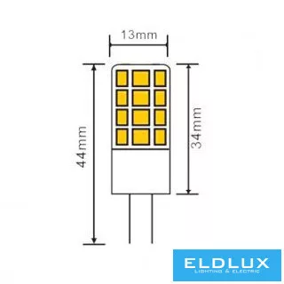 LED světelný zdroj UNIVERSO G4 12 V 3 W 360 lm 3000 K