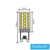 LED žárovka UNIVERSO stmívatelná G9 4 W 400 lm 4000 K CRI≥80 Ø16x50 mm