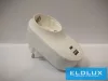 ELDLUX Rozbočovač 1x typ F + 1x USB typ A + 1x USB typ C IP20