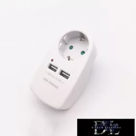 ELDLUX Rozvaděč 1x typ F + 2x USB typ A IP20