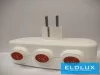 ELDLUX Rozvaděč 3x typ F s vypínačem IP20