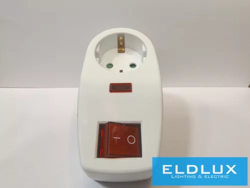 ELDLUX Přepěťová ochrana s vypínačem 1x typ F IP20