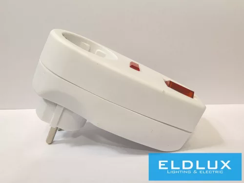 ELDLUX Přepěťová ochrana s vypínačem 1x typ F IP20