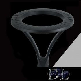   UNIVERSO Venkovní zahradní lampa 100 W 9300 lm 4000 K IP65 černá D500x520 mm