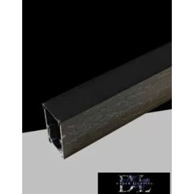   UNIVERSO Magnetický nástěnný kolejnicový systém DC:48V 2000x51x26mm Černý