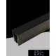 UNIVERSO Magnetický nástěnný kolejnicový systém DC:48V 2000x51x26mm Černý
