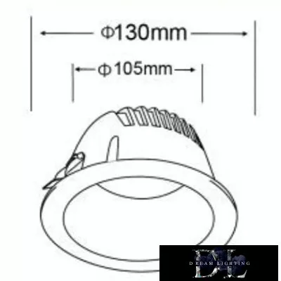 UNIVERSO subwoofer 12 W 1100 lm 6500 K CRI≥80 60° výřez Ø105 bílá