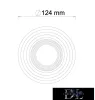 UNIVERSO Sádrové zapuštěné bodové svítidlo 1xGU10 ∅85-90 124x52mm IP20 bílé 
