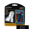 LED žárovka UNIVERSO GU10 3 W RGB