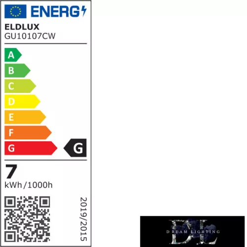 LED žárovka ELDLUX GU10 7 W 665 lm 6500 K