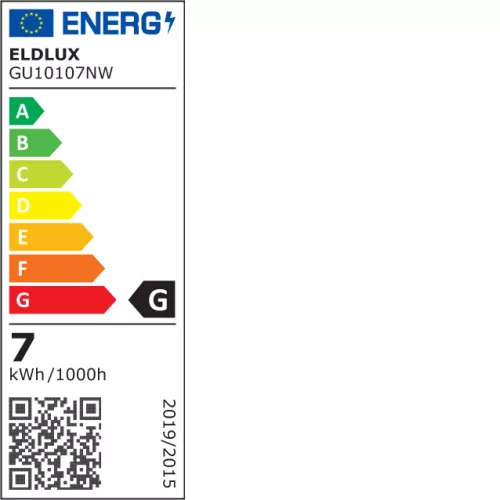LED žárovka ELDLUX GU10 7 W 665 lm 4000 K