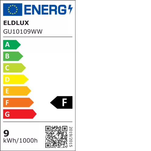 LED žárovka ELDLUX GU10 9 W 765 lm 3000 K
