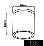 UNIVERSO Venkovní bodové svítidlo 1xGU10 max. 10 W IP54 bílé D90x94 mm 5 let