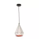ELDLUX DIAMOND függeszték E27 fehér/arany