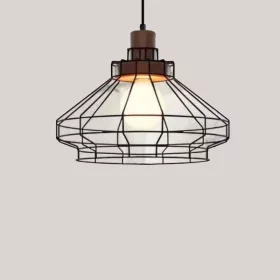 ELDLUX INKJET závěsná lampa E27 černá