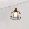 ELDLUX INKJET závěsná lampa E27 černá