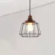 ELDLUX INKJET závěsná lampa E27 černá