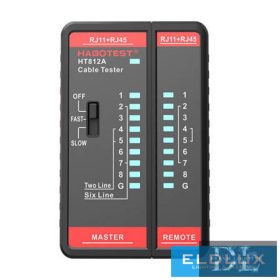   HABOTEST HT812A Tester síťových kabelů RJ45/RJ14/RJ12/RJ9